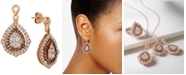 Le Vian Nude Diamonds&reg; & Chocolate Diamonds&reg; Fancy Drop Earrings (2-1/2 ct. t.w.) in 14k Rose, Yellow or White Gold